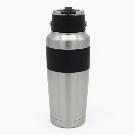 30oz Travel Water Bottle Stainless Steel Thermos Coffee Mug With Handle 20 By 17