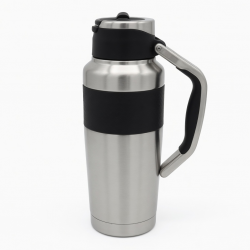 30oz Travel Water Bottle Stainless Steel Thermos Coffee Mug With Handle 20 By 17