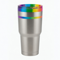Tumbler Colorful Lid 18oz 32oz Double Wall Vacuum Insulated Stainless Steel
