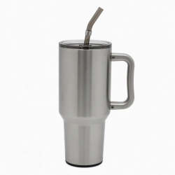 40oz Gift Box Tumbler With Handle Straw Dishwasher Safe Insulated Stainless