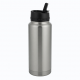 Leak Proof Stainless Steel Vacuum Insulated Water Bottle With Straw Lid For Gym