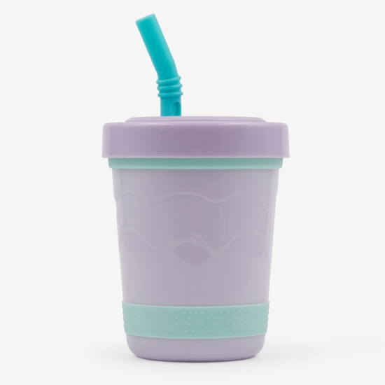 Safe Baby Cup With Straw Cartoon Kids Water Bpa Free Leak Proof Portable