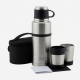 Insulated Thermos Bottle Vacuum Flask Water Mug Tumbler Gift Set With 3