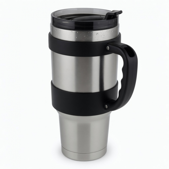 304 Stainless Steel Thermos Cup Vacuum Insulated Double 40oz Tumbler With Handle