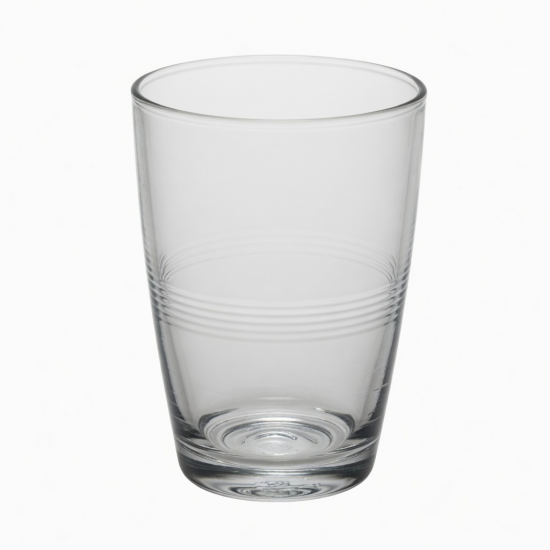 Modern Design Transparent Glass Water Cup Bpa Free Dishwasher Microwave Safe