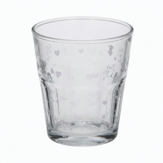 Ins Glass Cup For Cafe Clear Cute Cartoon Design Coffee Juice Tea Water