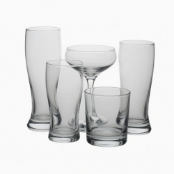 Glass Tableware Iced Coffee Smoothie Cocktail Beer Whisky And Soda Water