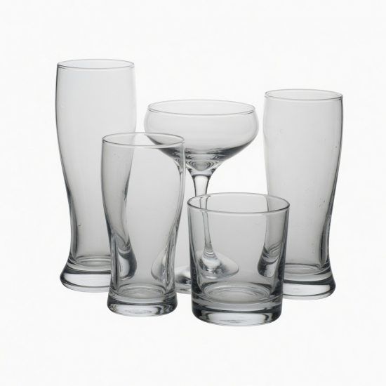Glass Tableware Iced Coffee Smoothie Cocktail Beer Whisky And Soda Water