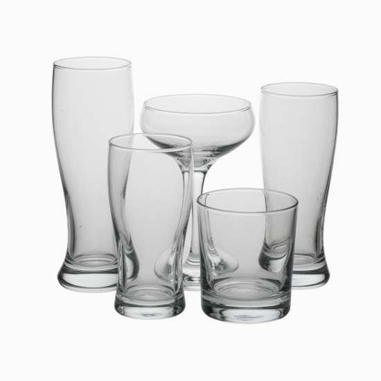Glass Tableware Iced Coffee Smoothie Cocktail Beer Whisky And Soda Water