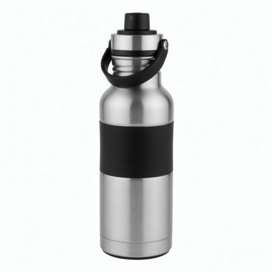 Logo 500Ml Reusable Gym Bottles Stainless Steel Vacuum Flasks Drinking Water 20