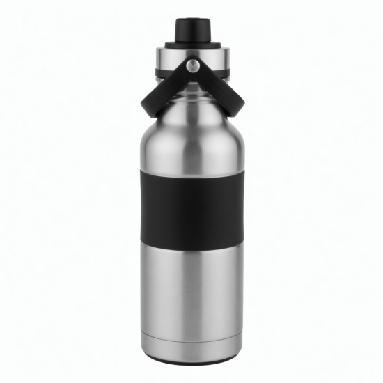 Logo 500Ml Reusable Gym Bottles Stainless Steel Vacuum Flasks Drinking Water 20