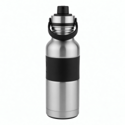 Logo 500Ml Reusable Gym Bottles Stainless Steel Vacuum Flasks Drinking Water 20