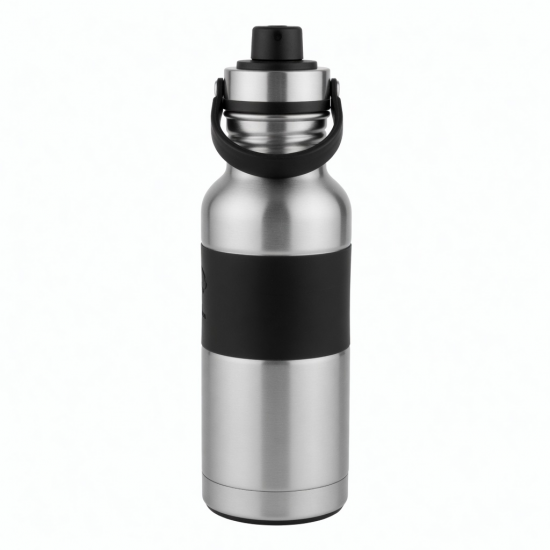 Logo 500Ml Reusable Gym Bottles Stainless Steel Vacuum Flasks Drinking Water 20