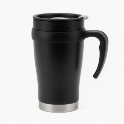 Modern Design Double Wall Insulated Vacuum Cup With Handle Travel Tumbler For 20