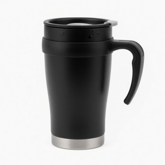 Modern Design Double Wall Insulated Vacuum Cup With Handle Travel Tumbler For 20