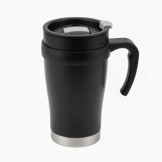 Modern Design Double Wall Insulated Vacuum Cup With Handle Travel Tumbler For 20