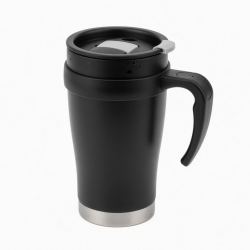 Modern Design Double Wall Insulated Vacuum Cup With Handle Travel Tumbler For 20