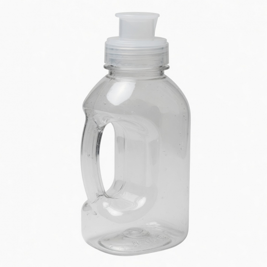Packaging Bottle 550ml With Lid And Handle Transparent