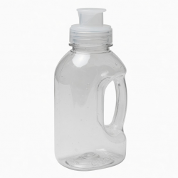 Packaging Bottle 550ml With Lid And Handle Transparent
