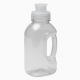 Packaging Bottle 550ml With Lid And Handle Transparent