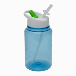 Water Bottle 1200 Ml Camping Kettle Cute Cup For Kids Plastic Drinking Straw 25