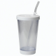 Print Reusable Travel Plastic Tumbler Iced Coffee Cup With Straw For 33