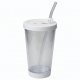 Print Reusable Travel Plastic Tumbler Iced Coffee Cup With Straw For 33