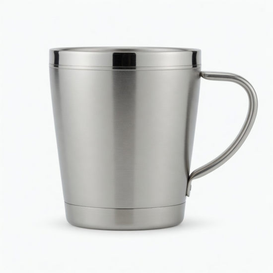 Logo Double Wall 304 Stainless Steel Coffee Cups 350ml 500ml Outdoor Portable
