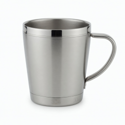 Logo Double Wall 304 Stainless Steel Coffee Cups 350ml 500ml Outdoor Portable