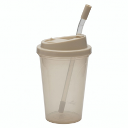 Plastic Coffee Mug Straw Cup Portable 300ml 350ml Drinking With 20 By 18Money 34