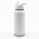 Sports Drink Bottle Gym Double Wall Vacuum Insulated Stainless Steel White Water