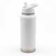 Sports Drink Bottle Gym Double Wall Vacuum Insulated Stainless Steel White Water