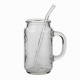 Water Cup 950ML Hot Bpa Free Glass With Handle Straw For Drinking