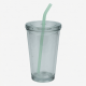 Borosilicate Glass With Lid Straw Cup Large Capacity Water Milk Juice Coffee Mug