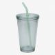 Borosilicate Glass With Lid Straw Cup Large Capacity Water Milk Juice Coffee Mug