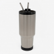 40oz Tumbler With Handle Coffee Mug Thermal Stainless Steel Straws Vacuum Flask