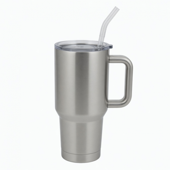 Tumbler Mini Cup Logo Insulated 40oz Stainless Steel 30oz With Handle And Straw
