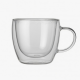 250ml Borosilicate Coffee Double Glass Water Cup With Handle 20 180 By 14Easy