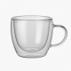 250ml Borosilicate Coffee Double Glass Water Cup With Handle 20 180 By 14Easy