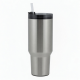 40 Oz Water Cup With Handle And Straw Lid 304 Stainless Steel Travel Mug Bottle