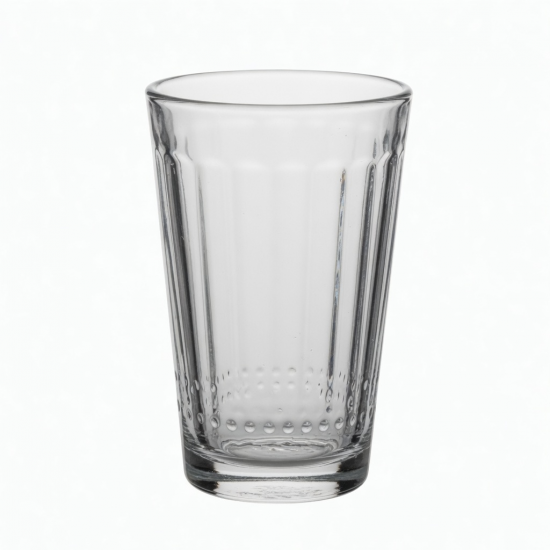 Modern Design Glass Water Cup Large 12oz Capacity For Party