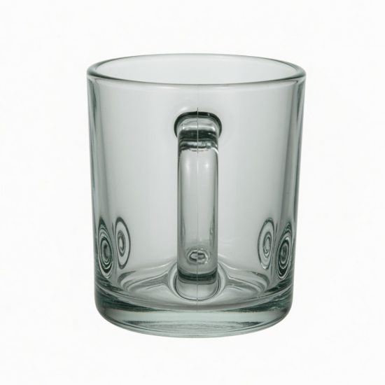 Borosilicate Glass Handle Single Transparent Cup Green Tea Water Mug Beer