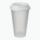 Hot 24oz Double Plastic Reusable Large Capacity Straw Cold Water Cup