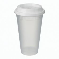Hot 24oz Double Plastic Reusable Large Capacity Straw Cold Water Cup
