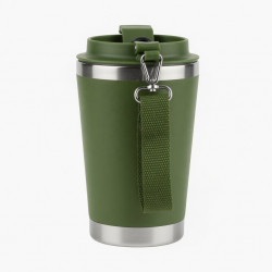Green 500ml Stainless Steel Outdoor Water Cup Single 23
