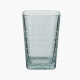 Borosilicate Transparent Glass Water Cup Square Printed Household Tall Short