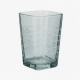 Borosilicate Transparent Glass Water Cup Square Printed Household Tall Short