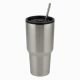 Vacuum Insulated Ice Tumbler 316 Stainless Steel Portable Straw Cup 28