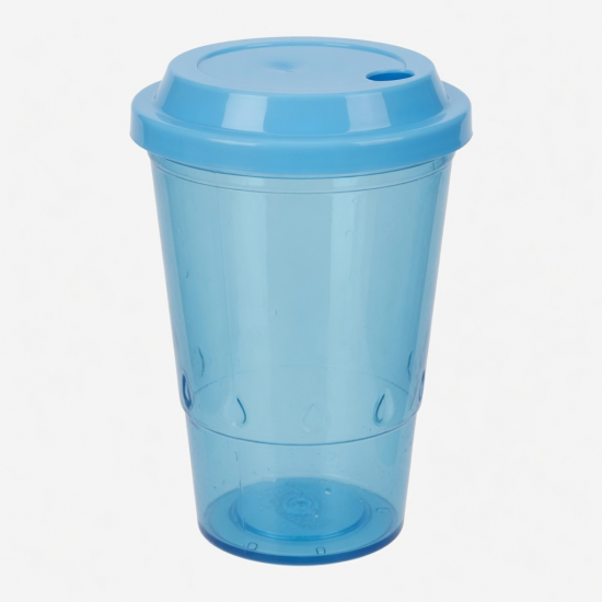 Plastic Water Cup Cute Cartoon For Lid Straw 18