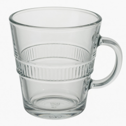 Large Transparent Glass Cup Borosilicate Design Water For